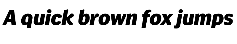 Preview of Wendelin Reduced 86 Fett Kursiv font