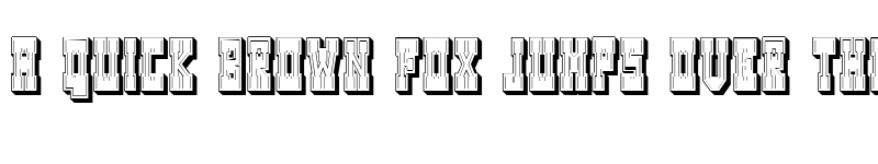 Preview of Westerngames Outline Regular font