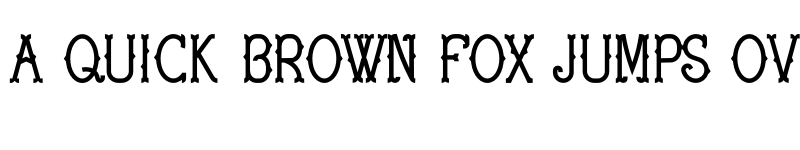 Preview of Westurn Regular font