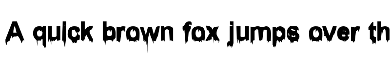 Preview of Wet1 Becker Normal font