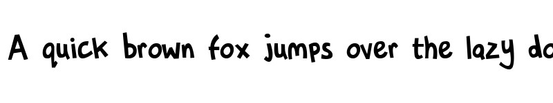 Preview of Whippy Snapped Regular font