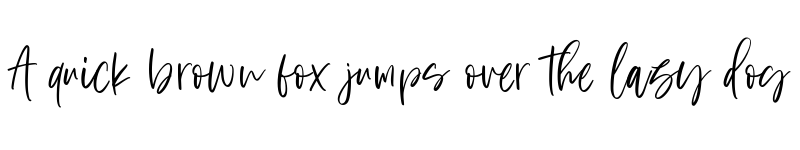 Preview of Whistle Sound Regular font