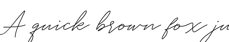 Preview of White Angelica Regular font