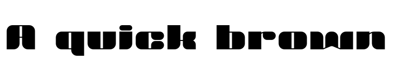 Preview of White Block Personal Use Regular font