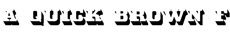 Preview of White Bold font