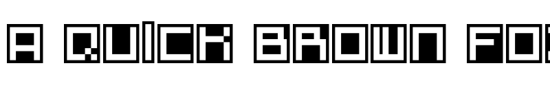 Preview of whiteonbox Regular font