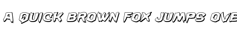 Preview of Wicker Man 3D Italic Italic font