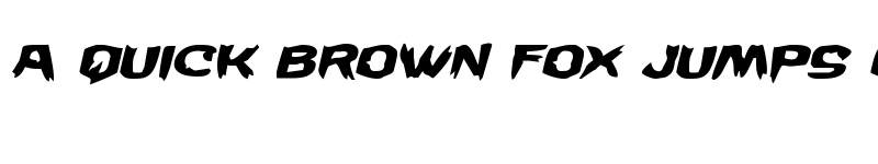 Preview of Wicker Man Expanded Italic Expanded Italic font