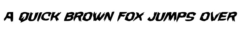 Preview of Wicker Man Super-Italic Italic font