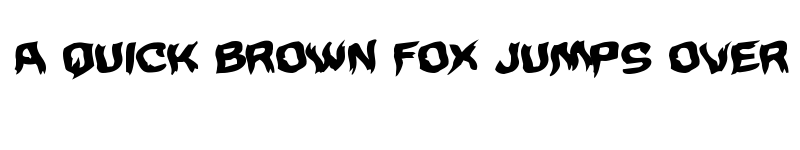 Preview of Wicker Man Warped Rotalic Italic font