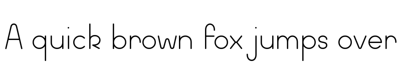 Preview of Wida Round Light Demo Regular font