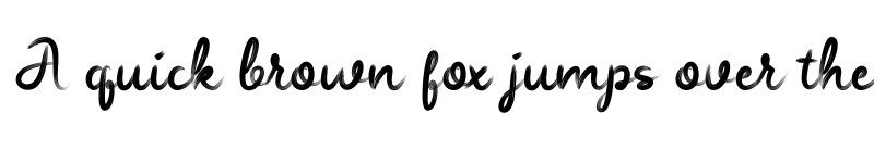 Preview of Widia Regular font