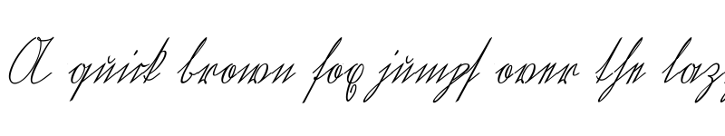 Preview of Wiegel Kurrent Medium Regular font