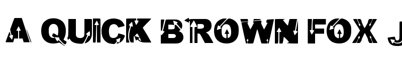 Preview of Wild Arrows Medium font