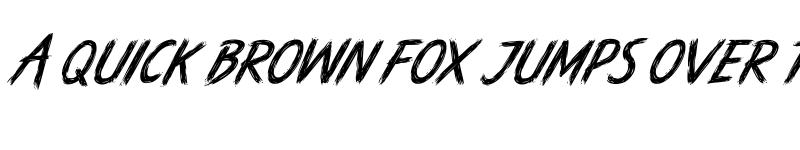 Preview of Wild Strokes Regular font