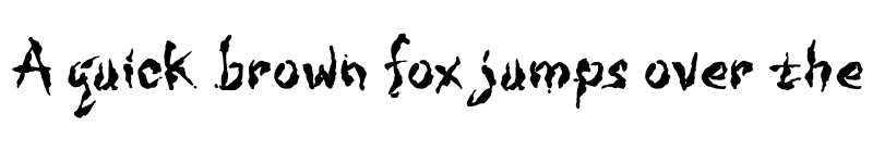 Preview of WILD3 Infected Hurt Regular font