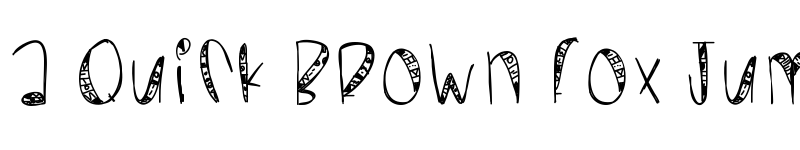 Preview of WildCrazy Medium font