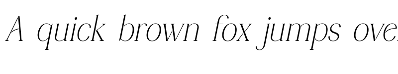 Preview of Windstone Italic font