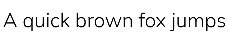 Preview of Winston Light font