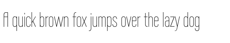 Preview of Wire One Regular font