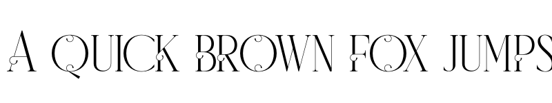 Preview of Wistern Regular font