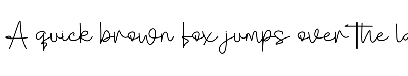 Preview of Wistha Belle - Personal Use Regular font