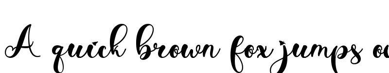 Preview of With Lovely Regular font