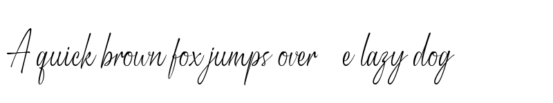 Preview of Witha Sign Regular font