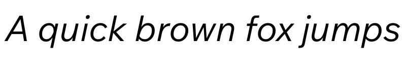 Preview of Wix Madefor Text Italic font