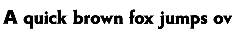 Preview of W.ModernGothic Display font