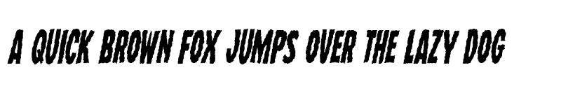 Preview of Wolf Brothers Condensed Italic Condensed Italic font