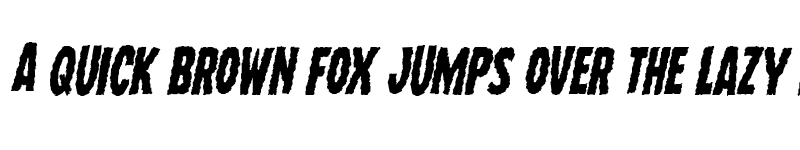 Preview of Wolf Brothers Staggered Italic Italic font