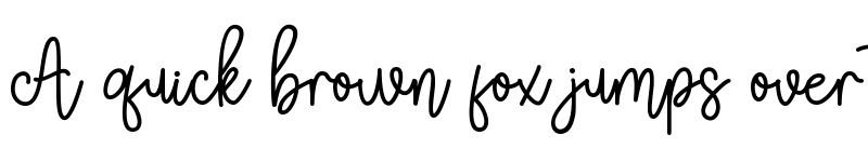 Preview of Woman Regular font