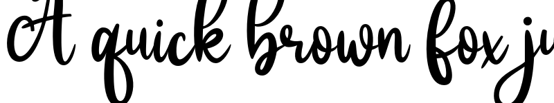 Preview of Wonderful Combination Regular font