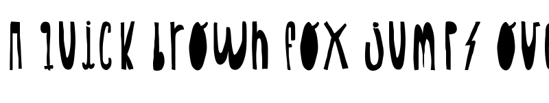 Preview of Woodcutter Gigantismo Regular font