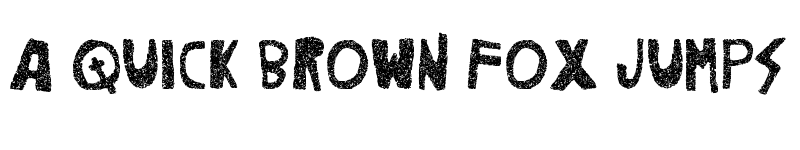 Preview of Woodcutter Noise Regular font