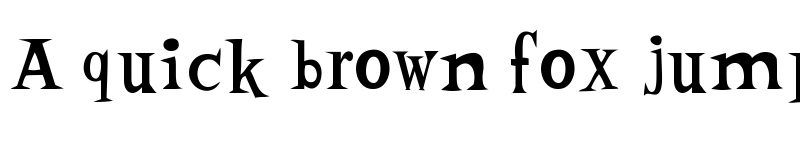 Preview of Woodcutter Vintage Cartoon Bold font