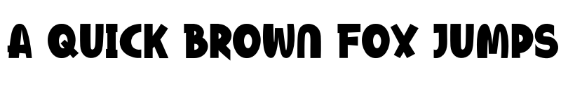 Preview of Wooden House Regular font