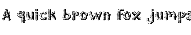 Preview of Wooden Log Regular font
