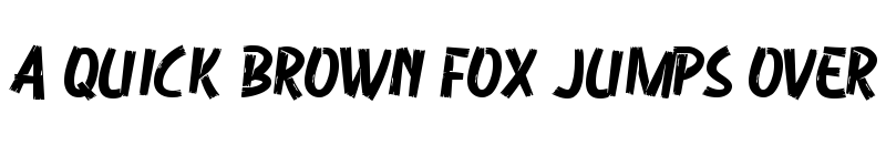 Preview of Woodtrap Regular font