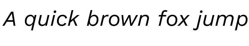 Preview of Work Sans Italic font