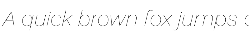 Preview of Work Sans Thin Italic font