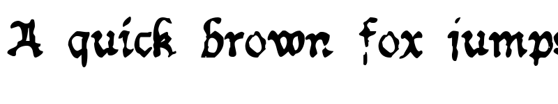 Preview of Worn Manuscript Rough font