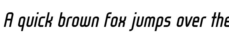 Preview of WOX~Modelist Italic Demo Regular font