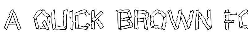 Preview of Wreckage Regular font