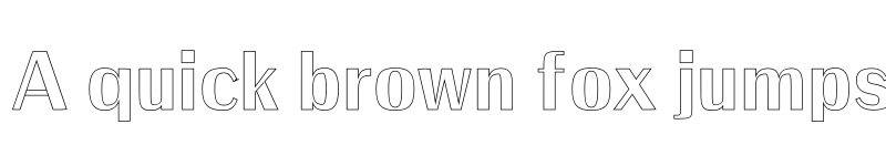 Preview of Wrenn Outline font