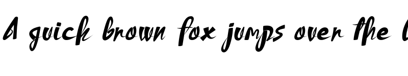 Preview of Write The Words Italic font