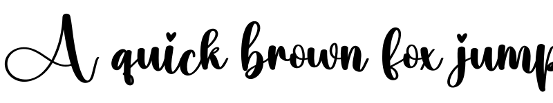 Preview of Written Regular font