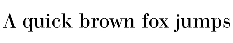 Preview of WTCOurBodoniW01-Regular Regular font