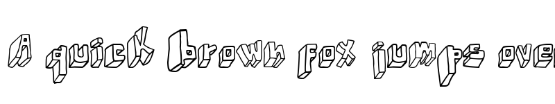 Preview of wuwu perspectiva Regular font